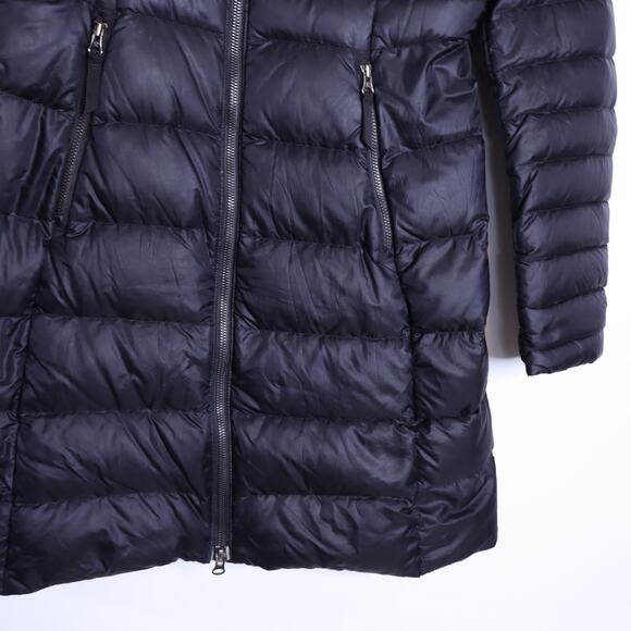 LULULEMON Brave The Cold Goose Down Jacket Black Knee Length Women's 4 - Picture 4 of 9
